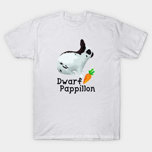 Dwarf papillon rabbit T-Shirt by artsytee